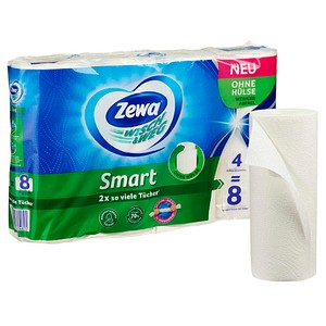 Zewa Küchenrollen WISCH&WEG Smart, 4 Rollen