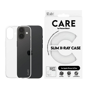 CARE by PanzerGlass® Fashionable Case Handy-Cover für Apple iPhone 16 Plus transparent