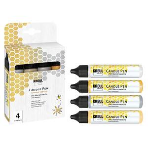 4000798126827 - 4 Glamour Lighting Kerzenstifte farbsortiert 4000798126827 4 Stück