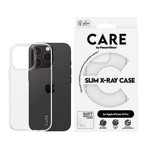 CARE by PanzerGlass® Fashionable Case Handy-Cover für Apple iPhone 16 Pro transparent