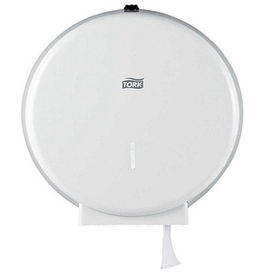 TORK Toilettenpapierspender Jumbo T1 246040 weiß Metall, 1 St.