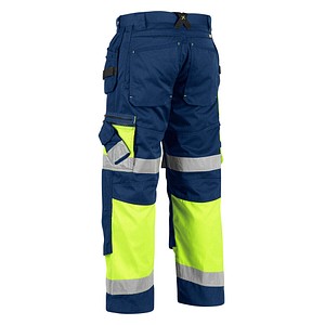 BLAKLÄDER® unisex Warnschutzhose High Vis "X1500" blau Größe 50