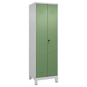 4066681617612 - Putzmittelschrank Classic Plus 080110-00-S10006 lichtgrau resedagrün 600 x 500 x 1950 cm aufgebaut 4066681617612 C+P-Möbel 4066681617612 - Putzmittelschrank Classic Plus 080110-00-S10006 lichtgrau resedagrün 600 x 500 x 1950 cm aufgebaut 4066681617612 C+P-Möbel
