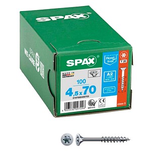 4003530097096 - Universalschrauben T20 Senkkopf Edelstahl A2 0197000450703 45 mm x 70 mm 4003530097096 100 Stück