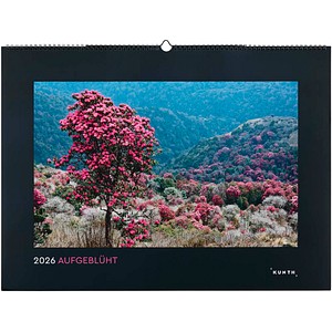 Image of KUNTH Monats-Wandkalender Aufgeblüht 2026