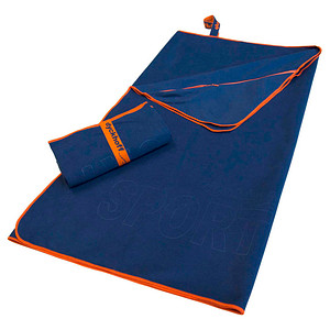 4021523137871 - Mikrofaser Handtuch mit Reißverschluss marine 600 x 1200 cm 4021523137871 Dyckhoff