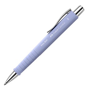 FABER-CASTELL Kugelschreiber POLY BALL Colous XB iris, Schreibfarbe: blau, 1 St.