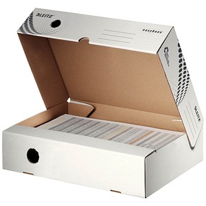 25 LEITZ Archivboxen easyboxx weiß 8,0 x 35,0 x 25,0 cm