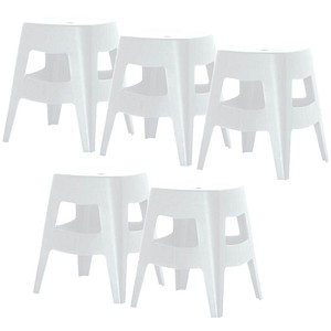 5 PAPERFLOW Hocker weiß