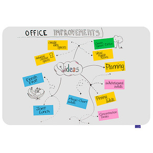 8713797108492 - Whiteboard Essence für die Wandmontage im Querformat B 1500 x H 1000 mm Stahl weiß emailliert magnethaftend inkl Befestigungsmaterial