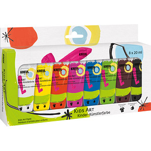 8 KREUL Kids Art Kindermalfarben farbsortiert