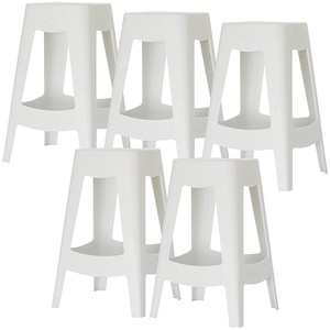 5 PAPERFLOW Hocker weiß