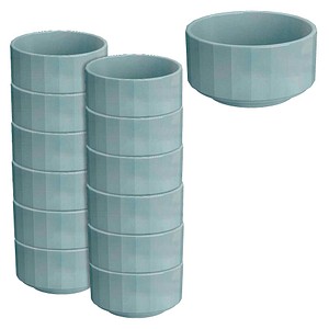 BAUSCHER Schalen EDGE grün 0,3 l, 12 St.