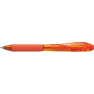 Pentel Kugelschreiber BK440 orange/transparent, Schreibfarbe: orange, 1 St.