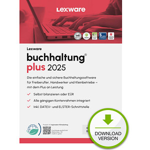 9783648178737 - LEXWARE buchhaltung plus 2025 Software Vollversion (Download-Link)