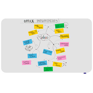 8713797108508 - Whiteboard Essence für die Wandmontage im Querformat B 2000 x H 1195 mm Stahl weiß emailliert magnethaftend inkl Befestigungsmaterial