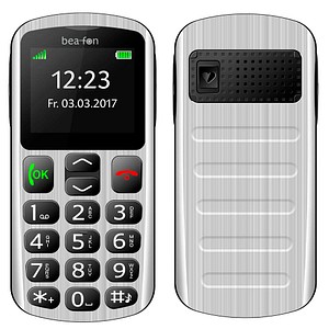bea-fon SL250 Handy silber-schwarz
