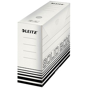 10 LEITZ Archivbox Solid weiß 10,0 x 33,0 x 25,7 cm