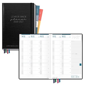 Häfft® Verlag Lehrerkalender Black Edition August 2026 - Juli 2027 schwarz, 1 St.
