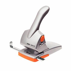 Rapid Registraturlocher HDC65 silber, orange