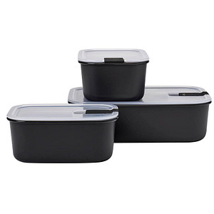 8720294035633 - Frischhaltedosen-Set EasyClip hoch schwarz 2x 07 l und 1x 15 l 1 Set 8720294035633 MEPAL