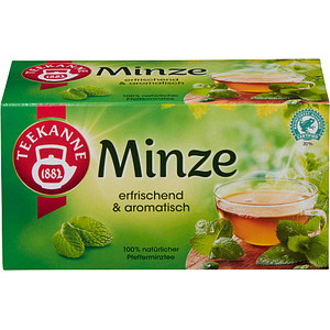 Teekanne Pfefferminze 20Er - Einzeln Verpackt - Frisches Aroma - Erholsamer Geschmack - Entspannungstee - Getränke - Tee. 20 Einzeln Verpackte - Image 4
