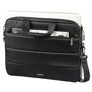 hama Laptoptasche Toronto Kunstfaser schwarz 00216565 bis 39,6 cm (15,6  Zoll) >> büroshop24