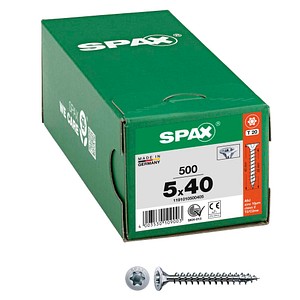 4003530109003 - Universalschrauben T20 Senkkopf WIROX 1191010500405 5 mm x 40 mm 4003530109003 500 Stück