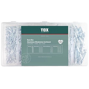 4049563050738 - Basic Box Blindnieten - Sortiment 400 tlg - TOX 4049563050738 - Basic Box Blindnieten - Sortiment 400 tlg - TOX