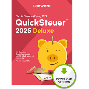 9783648180020 - LEXWARE QuickSteuer Deluxe 2025 (für das Steuerjahr 2024) Software Vollversion (PKC)