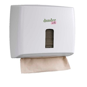 dundee Papierhandtuchspender 101000 weiß Kunststoff, 1 St.
