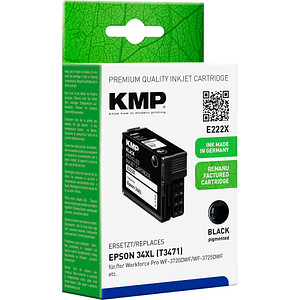4011324691221 - 1637 Printtechnik AG Patrone Epson 34XL (T3471) black 1100 S E222X rebuilt remanufactured 16374001 4011324691221 4011324691221 - 1637 Printtechnik AG Patrone Epson 34XL (T3471) black 1100 S E222X rebuilt remanufactured 16374001 4011324691221