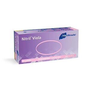 4250016440314 - unisex Einmalhandschuhe Nitril Viola lila Größe XL 4250016440314 100 Stück
