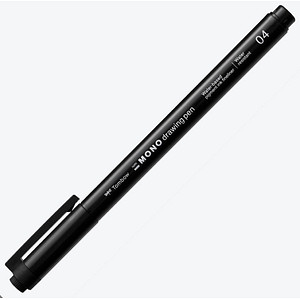 4003198111882 - MONO drawing pen 04 Fineliner schwarz 04 mm 4003198111882 Tombow