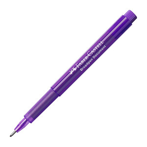 4005401554363 - Faber Castell - Fineliner broadpen 1554 Strichstärke 08 mm Schreibfarbe violett