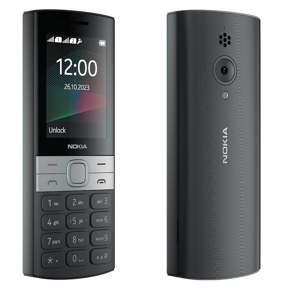 NOKIA 150 2G (2023) Dual-SIM-Handy schwarz WB6714
