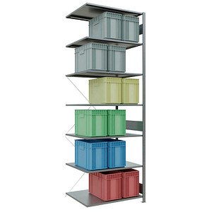SCHULTE Regal MULTIplus150 12587 Anbau 3.000x1.000x800mm 7Böden vz 4004514222398 SCHULTE