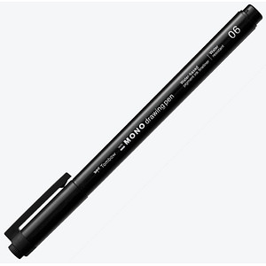 4003198111929 - MONO drawing pen 06 Fineliner schwarz 05 mm 4003198111929 Tombow