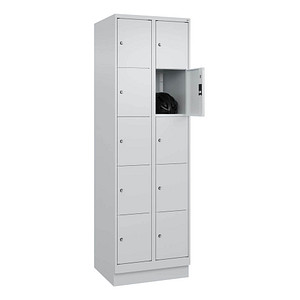 4066681683693 - CP Schließfachschrank Classic PLUS lichtgrau 080020-205 S10009 10 Schließfächer 600 x 500 x 1950 cm 4066681683693 - CP Schließfachschrank Classic PLUS lichtgrau 080020-205 S10009 10 Schließfächer 600 x 500 x 1950 cm