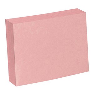 Karteikarten DIN A6 rosa blanko, 100 St.