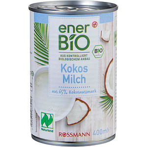 enerBiO Bio-Kokosnussmilch 400,0 ml