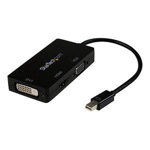 0065030854290 - StarTechcom 3 in 1 Mini DisplayPort Adapter - 1080p - Mini DP   Thunderbolt to HDMI   VGA   DVI Splitter for Your Monitor (MDP2VGDVHD) - Videoadapter - Mini DisplayPort   HDMI   DVI   VGA - 27 cm 0065030854290 - StarTechcom 3 in 1 Mini DisplayPort Adapter - 1080p - Mini DP   Thunderbolt to HDMI   VGA   DVI Splitter for Your Monitor (MDP2VGDVHD) - Videoadapter - Mini DisplayPort   HDMI   DVI   VGA - 27 cm