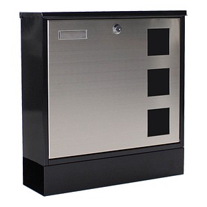 ROTTNER Briefkasten Design Mailbox  T05535 schwarz