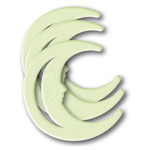 4008705150187 - 15018 Leuchtsticker Schmucketikett Mond 4008705150187 3 Stück