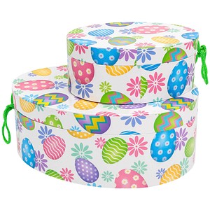 4064997303922 - Ostereier Geschenkboxen-Set bunt 4064997303922 Idena
