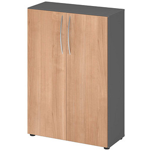 4032062305195 - HAMMERBACHER Aktenschrank 4550 V4550 G N BM grafit nussbaum 2 Fachböden 800 x 346 x 1144 cm 4032062305195 - HAMMERBACHER Aktenschrank 4550 V4550 G N BM grafit nussbaum 2 Fachböden 800 x 346 x 1144 cm