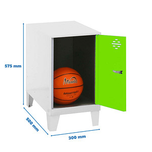 8425437120008 - Spind SIMONLOCKER DISM weiß grün 8425437120008 1 Schließfach 300 x 500 x 575 cm 8425437120008 Simonrack
