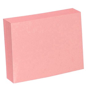 Karteikarten DIN A4 rosa blanko, 100 St.