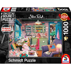 Schmidt Steve Read - Secret Puzzle Großmutters Stube Puzzle, 1000 Teile