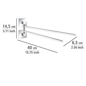 4008838278185 - Handtuchhalter quadro Turbo-Loc-Befestigung Wenko